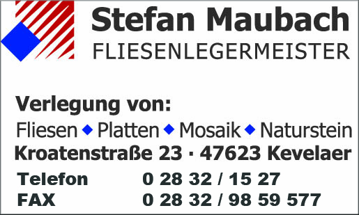 Logo Fliesen Maubach - Kevelaer